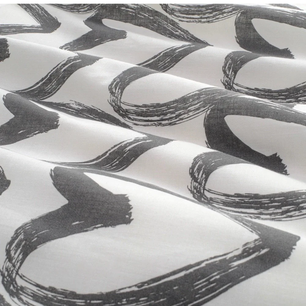 Heart Print Duvet cover and pillowcases Fu…